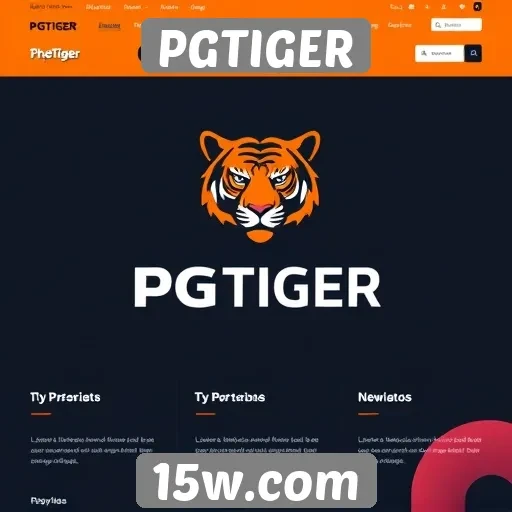 Tendências de design no site PGTIGER em análise